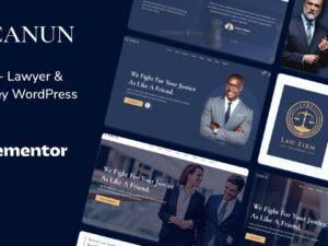 Canun - Lawyer & Attorney WordPress Theme