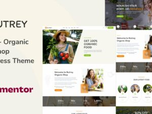 Nutrey - Organic Food Shop WordPress Theme