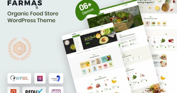 Farmas - Organic Food Store WordPress Theme