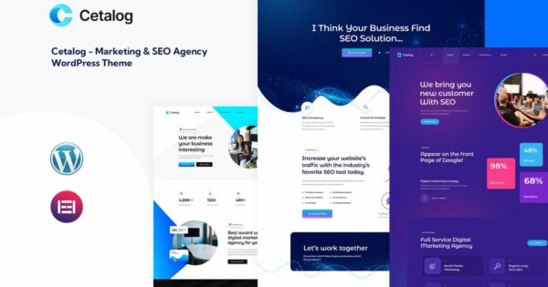 Cetalog - Marketing & SEO Agency WordPress Theme