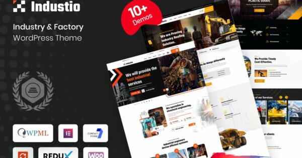 Industy - Industry & Factory WordPress Theme