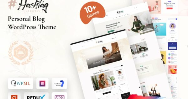 Hashtag - Personal Blog WordPress Theme