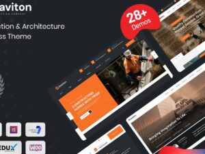 Gravtion - Construction WordPress Theme