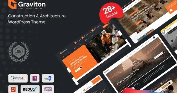 Gravtion - Construction WordPress Theme