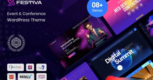 Festiva - Event & Conference WordPress Theme