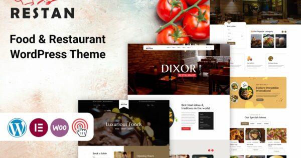 Restan - Restaurant WordPress Theme