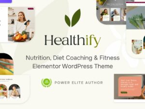 Healthify - Diet Recipes & Health Coaching Theme