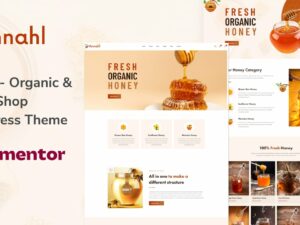 Annahl - Organic & Honey Shop WordPress Theme