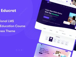 Educrat - Online Course Education WordPress Theme