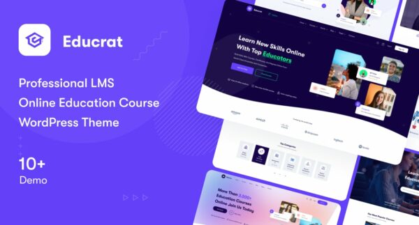 Educrat - Online Course Education WordPress Theme