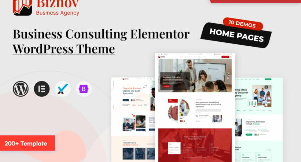 Biznov - Business Consulting WordPress Theme