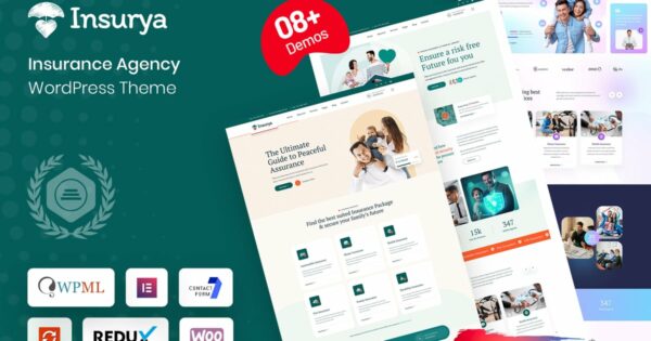 Insuray - Insurance WordPress Theme