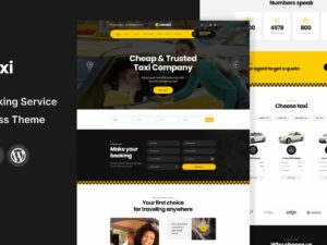 Conexi - Taxi Booking Service WordPress Theme