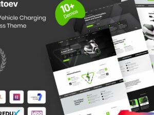 Autoev - Electric Vehicle Charging WordPress Theme