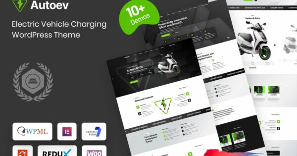 Autoev - Electric Vehicle Charging WordPress Theme