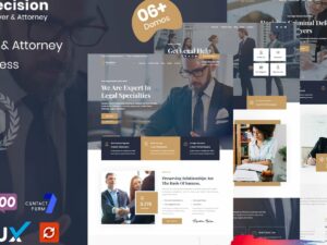 Decision - Law & Lawyer WordPress Theme