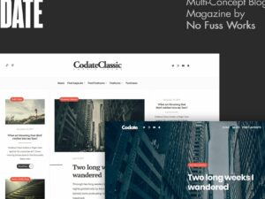 Codate - Modern Magazine and Blog WordPress Theme