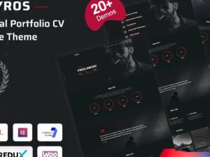 Kyros - Personal Portfolio CV Resume Theme